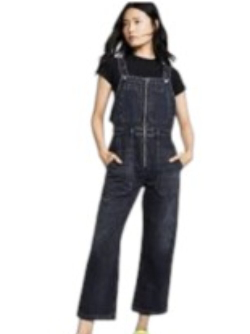 Citizens of Humanity Cher Zip-Front Denim Jumpsuit Small